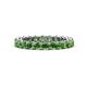 1 - Tiffany 2.80 mm Green Garnet Eternity Band 