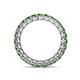 4 - Tiffany 2.80 mm Green Garnet Eternity Band 