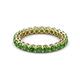 2 - Tiffany 2.80 mm Green Garnet Eternity Band 