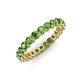 3 - Tiffany 2.80 mm Green Garnet Eternity Band 