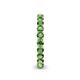 5 - Tiffany 2.80 mm Green Garnet Eternity Band 