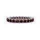 1 - Tiffany 2.80 mm Red Garnet Eternity Band 