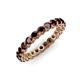 3 - Tiffany 2.80 mm Red Garnet Eternity Band 