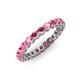 3 - Tiffany 2.80 mm Rhodolite Garnet Eternity Band 