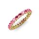 3 - Tiffany 2.80 mm Rhodolite Garnet Eternity Band 