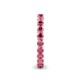 5 - Tiffany 2.80 mm Rhodolite Garnet Eternity Band 