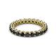 2 - Tiffany 2.80 mm Black Diamond Eternity Band 