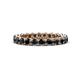 1 - Tiffany 2.80 mm Black Diamond Eternity Band 