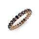 3 - Tiffany 2.80 mm Black Diamond Eternity Band 