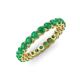 3 - Tiffany 2.80 mm Emerald Eternity Band 