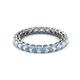 2 - Tiffany 2.80 mm Aquamarine Eternity Band 