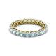 2 - Tiffany 2.80 mm Aquamarine Eternity Band 