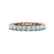 1 - Tiffany 2.80 mm Aquamarine Eternity Band 