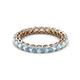 2 - Tiffany 2.80 mm Aquamarine Eternity Band 