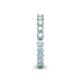 5 - Tiffany 2.80 mm Aquamarine Eternity Band 