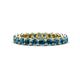 1 - Tiffany 2.80 mm Blue Diamond Eternity Band 