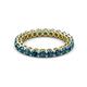 2 - Tiffany 2.80 mm Blue Diamond Eternity Band 