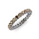 3 - Tiffany 2.80 mm Smoky Quartz Eternity Band 