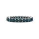 1 - Tiffany 2.80 mm London Blue Topaz Eternity Band 