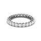 2 - Tiffany 2.80 mm White Sapphire Eternity Band 