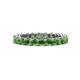1 - Tiffany 2.80 mm Green Garnet Eternity Band 