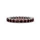 1 - Tiffany 2.80 mm Red Garnet Eternity Band 