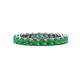 1 - Tiffany 2.80 mm Emerald Eternity Band 