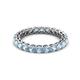 2 - Tiffany 2.80 mm Aquamarine Eternity Band 