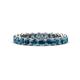 1 - Tiffany 2.80 mm Blue Diamond Eternity Band 