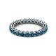 2 - Tiffany 2.80 mm Blue Diamond Eternity Band 