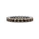 1 - Tiffany 2.80 mm Smoky Quartz Eternity Band 