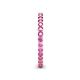5 - Tiffany 2.00 mm Pink Sapphire Eternity Band 