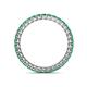 4 - Tiffany 2.00 mm Emerald Eternity Band 