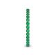 5 - Tiffany 2.00 mm Emerald Eternity Band 