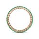 4 - Tiffany 2.00 mm Emerald Eternity Band 