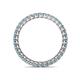 4 - Tiffany 2.00 mm Aquamarine Eternity Band 