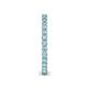 5 - Tiffany 2.00 mm Aquamarine Eternity Band 
