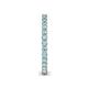5 - Tiffany 2.00 mm Aquamarine Eternity Band 