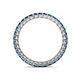4 - Tiffany 2.00 mm Blue Diamond Eternity Band 