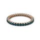 2 - Tiffany 2.00 mm London Blue Topaz Eternity Band 