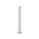 5 - Tiffany 2.00 mm White Sapphire Eternity Band 