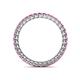 4 - Tiffany 2.00 mm Pink Sapphire Eternity Band 