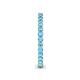 5 - Tiffany 2.00 mm Blue Topaz Eternity Band 
