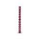 5 - Tiffany 2.00 mm Rhodolite Garnet Eternity Band 