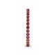 5 - Tiffany 2.00 mm Rhodolite Garnet Eternity Band 