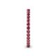 5 - Tiffany 2.00 mm Rhodolite Garnet Eternity Band 
