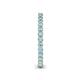 5 - Tiffany 2.00 mm Aquamarine Eternity Band 