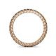 4 - Tiffany 2.00 mm Smoky Quartz Eternity Band 