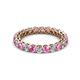 2 - Tiffany 2.80 mm Pink Sapphire and Diamond Eternity Band 