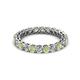 2 - Tiffany 2.80 mm Peridot and Diamond Eternity Band 